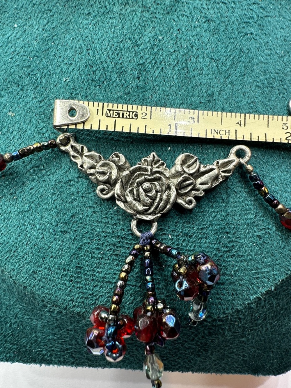 Fairycore Designer RF Rose Pendant Necklace - Picture 5 of 7